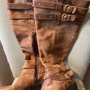 Born Leather Brown Boots